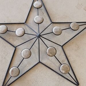 Elegant Metallic Star Wall Art